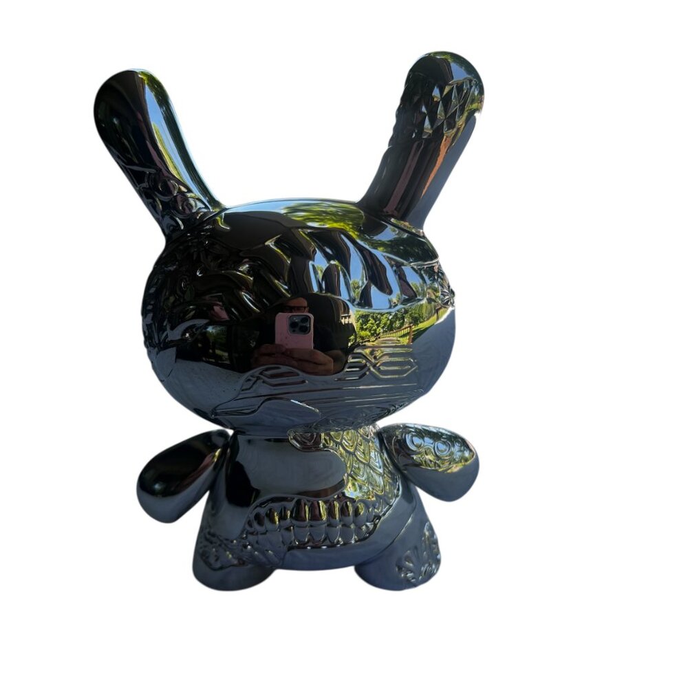 KidRobot Triston Eaton New Money 5" Metal Dunny Chrome - Picture 3 of 12